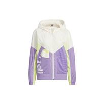 Adidas Neo Spliced Letter Breathable Mesh Sports Woven Jacket Women Jacket Multicolor HS8836 L