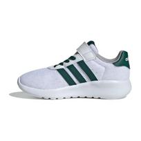 Adidas Lite Racer 3.0 Hook & Loop K White Collegiate Green Kids Sneakers Footwear-White Grey-Two ID8489 31