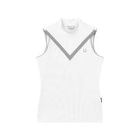 FILA Golf V-Shaped Color Block Sports Vest Women Vests Jade-White A11W135167F-WT M