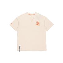 Li-Ning Disney Authorized Kung Fu Mickey Print Short Sleeve T-Shirt Men Tops Cassava-Apricot AHSQ249-1 XL