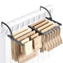 Radiatorinė skalbinių džiovyklė metalinė pilka ištraukiama 45-83x35 cm Orion