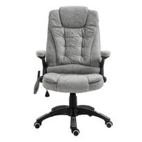 Ergonominė kėdė su masažu, šildymu, 6 taškai, 120 kg