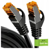 Tinklo laidas Vayox FTP Cat.6a 10 m VA0176, Juodas