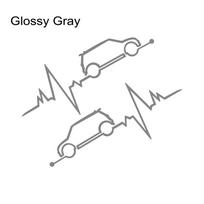 Car Window Sticker For MINI Cooper S One JCW F56 F55 F60 R56 R60 F54 Heartbeat Decor Decal Vinyl Film Auto Tuning Accessories