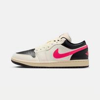 Jordan AJ1 Women's Low-Top Sneakers 36.5 juoda balta spalva