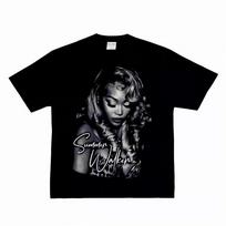 Summer Walker - American Rap and Hip-hop Singer's Vintage Street-style Cotton Short-sleeved T-shirt - Men's Summer Cotton Gra... S įvairiaspalvis
