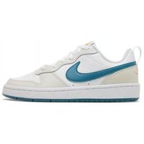 (GS) Nike Court Borough Low 2 'Sail Bright Spruce' Kids' BQ5448-017 EU 35.5
