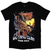 Wu Tang Clan - Tour 2023 Dragon with Backprint - Black T-shirt XL