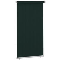 vidaXL Lauko roletas, tamsiai žalios spalvos, 120x230cm, HDPE