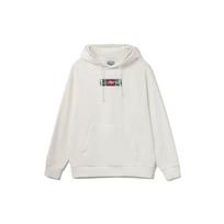 LiNing Siuvinėtas Logotipas Vilnos Puloveris Ilgomis Rankovėmis Džemperis Unisex Viršūnės Pieno Baltumo AWDRD42-1 XXL