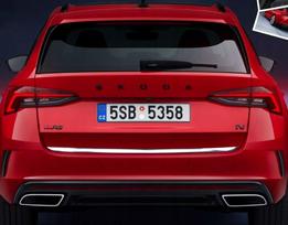 "Skoda Octavia IV" universalas 2020+ CHROM apdaila ant liuko