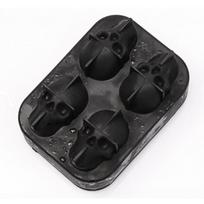 Dishes, plates dinner set,3D Skull Flexible Silicone Tray Food Grade Silicone Skull Ice Grid Abrasive Bar DIY Creative Personalized Ice Cube,