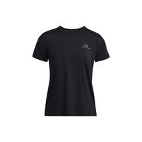 Under Armour Rush Energy Logo Print Crew Neck Short Sleeve T-Shirt Women Tops Black 1379141-001 M