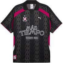 Puma More Time Twenty Four Logo Print Retro Pullover Casual Sports Short Sleeve Football Shirt Men shirts Black 627895-01 L