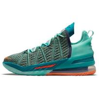 LeBron James Family Foundation x Nike LeBron 18 We Are Family Men Sneakers Teal CQ9283-300 45.5