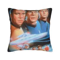 Decorative Pillow Cover Stars Treks Merchandise Home  Throw Pillow Case Cover Zippered Multi-Size 12x12Inch
