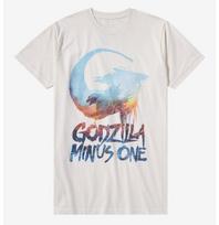 Godzilla Minus One Plakato Marškinėliai Unisex Dydis S-5XL Pakartotinio Spausdinimo Unisex Marškinėliai M white