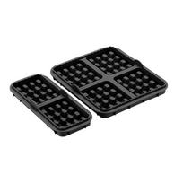 1/2Pcs Air Fryer Waffle Baking Mold Reusable Silicone Waffle Mould Silicone Air Fryer Liner Mold For Dual Basket
