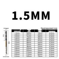 4341 High-Speed Steel Hex Shank Drill Bit Set, Black and Yellow, 1.5-6.5mm, Stainless Steel Twist Design
