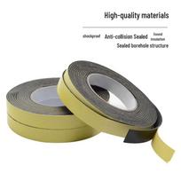 Black EVA Foam Anti-Collision Tape - Single-Sided, Shockproof, 3mm Thick 5mm*10mm*5pcs