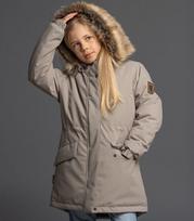 Lenne žiemos parkas mergaitėms 250 g. 25361*508, smėlio spalvos