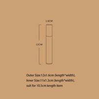 Ilgas smilkalų vamzdelis Kraft popieriaus tuščias smilkalų statinė buitinėms smilkalų lazdelėms pakuotės laikymo dėžutė 50pcs beige