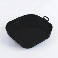 22cm Size Air Fryer Baking Tray Reusable Air Fryer Basket Silicone Air Fryer Liner  Air Fryer Oven juoda