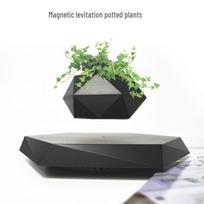 Floating Rhombus Magnetic Levitation Potted Plant Ornament UK Standard juoda