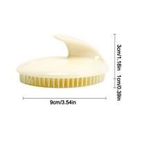 Plastic Shampoo Brush Anti-Dandruff Hair Care Hair Washing Comb Anti-Skid Shower Cleaning Scalp Massage Comb abrikosas
