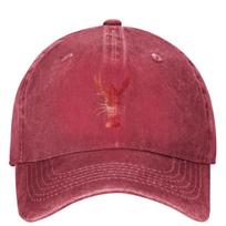 Vandeninė raudonoji krevetė plauta beisbolo kepuraitė žuvies gatvės stiliaus trucker tėčio kepuraitė vasarinė unisex paaugliams medžioklės stovyklavimo beisbolo kepuraitės One Size pink