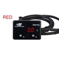 Automobilio EGT matuoklio rinkinys automobilio termometras išmetamųjų dujų temperatūros matuoklis 0-1000 C išmetamųjų dujų temp matuoklis automatinis termometras per RED normal black