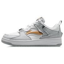 Li Ning Mici Pro Comfortable Versatile Wrap Warm Non-Slip Low-Top Skate Shoes Men Sneakers White Gray AGCR313-5 39⅔