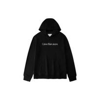 Calvin Klein Letter Print Casual Hoodie Men hoodies Black J315035-BAE S black