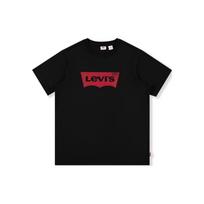 Levis Printed Letter Crew Neck T-Shirt Men Tops Black A4391-0001 M