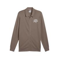 Puma Class Track Jacket Men Jackets Gray Brown 687602-93 S gray