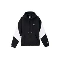 Nike raidės dizaino sportinis laisvalaikio džemperis su gobtuvu vyriški striukės Juoda HJ0637-010 2XL