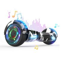 Hoverboard 6.5 Pouces avec Bluetooth et LED - RCB - Cadeau Parfait pour les Enfants Camouflage