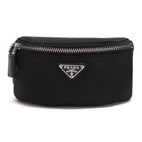 Prada Fabric Wristlet Clutch Regular Men clutch Black 2TT095-D02-F0002 Basic Set (Bag)