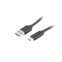 Lanberg | USB Type-C to USB Type-A 3.1 Cable, 1.8 m | CA-USBO-31CU-0018-BK | USB Type-C to USB Type-A
