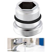 Mixer Tap Adapter M18.5 to M22 Compatible with IKEAGROHE Neo pe rl and Others Metal Faucet Connector for Connecting Aerators to Faucet