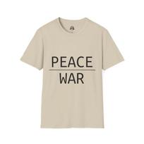 Peace Over War Unisex T-Shirt, No More Wars Anti War Global Peace 2XL