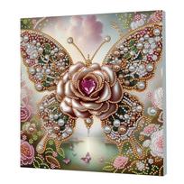 Diamond Dots Pearl Gem Painting with Frame 9.84x9.84in DIY Pearl Art Painting Set for Adults & Beginners Home Wall Decor