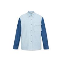 Levis Color Block Long Sleeve Polo Shirt Men shirts A6390-0001 M