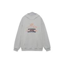 Li-Ning Urban Outdoor Series Reflective Print Loose Fit Hoodie Men Hoodies Micro-Crystal-Gray AWDRF25-2 L