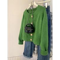Spring Autumn  Vintage Versatile Lazy Women Cardigan Sweater Coat Loose Korean Version Female Knitted Sweater Jacket XS
