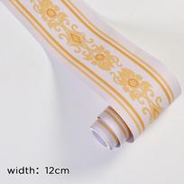 10M PVC Vandeniui atspari juosmens linija Lipni grindjuostė Juosmens linija Tapetai Svetainės dekoras Vinilinė sienos apvada Sienos lipdukai 1 Pcs