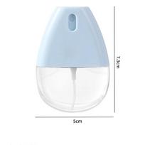 Mini Card Spray Bottle 25Ml Hand Sanitizer Alcohol Bottles Refillable Bottle Travel Press Portable Sub-Bottling Cosmetic Tool white