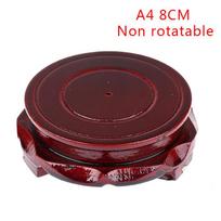 Real Solid Wood Carving Vase Base Stone Buddha Flowerpot Wood Carving Base