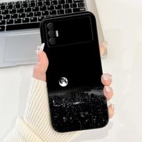 For Tecno Spark 8P KG7H KG7 KG7n Case Liquid Silicone Soft TPU Back Cover For Spark8P 8 P Phone Funda Gothic Black Night Bumper Tecno Spark 8P