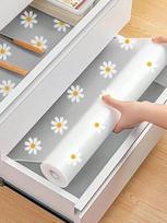 1 Roll Shelf Liner For Kitchen Cabinets EVA Waterproof Fridge Pad Cupboard Mat Easy Placemats Non-Adhesive Drawer Liner 100x30cm